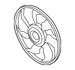 252314W000 - : Engine Cooling Fan Blade for Hyundai Image