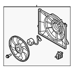 253802S500 - : Fan Assembly for Hyundai Image