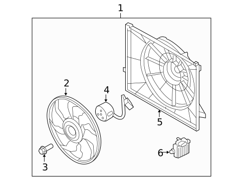Cooling Fan for 2012 Hyundai Tucson #0