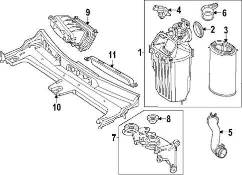 Air Intake for 2024 Mercedes-Benz SL43 AMG #0