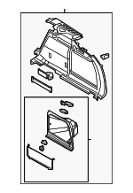 8W9867245H1OK - : Rear Quarter Trim for Audi: A4 allroad Image
