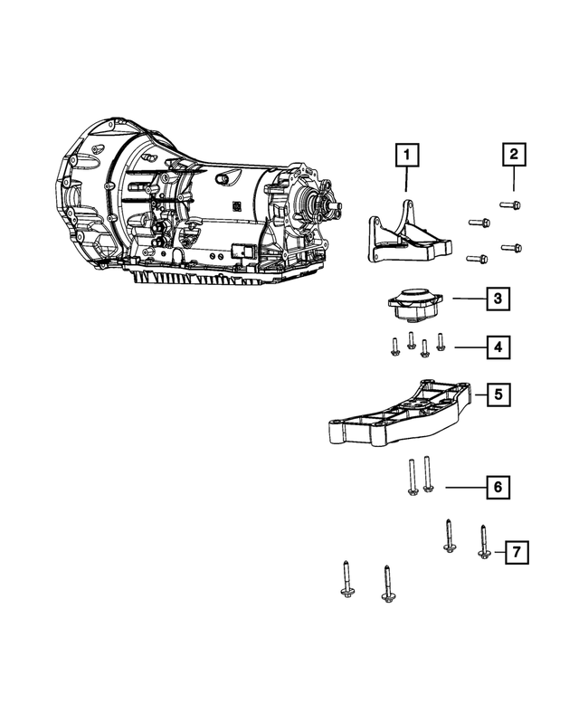 6102048AA - 8HP45; 8-Speed; Automatic Transmission: Hex Head Bolt And Washer for Mopar Image