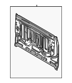 641010C120 - Body: Back Panel for Toyota: Tundra Image