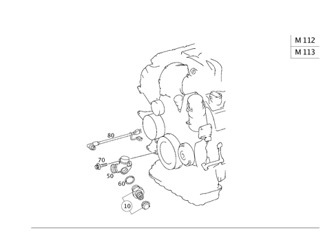 Cooling Water Pre-Heater for 2003 Mercedes-Benz E500 #0