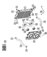 5030603AF - Cooling: Radiator Inlet Hose for SRT: Viper Image