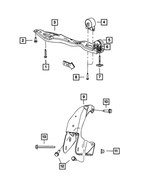 4721908AC - 3.3L Gas; Engine: Engine Mount Bracket, Front for Mopar Image