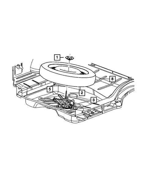Wheel Spare for 2009 Dodge Challenger #0