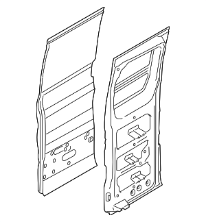 NK4Z6124622E - Body: Door Shell for Ford Image