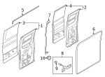 CK4Z6140011AE - Body: Door Shell for Ford Image