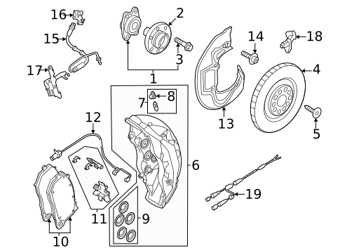 Front Brakes for 2020 Audi S8 #2