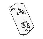 971698231B - Brakes: Brake Pads Retainer Kit for Audi Image