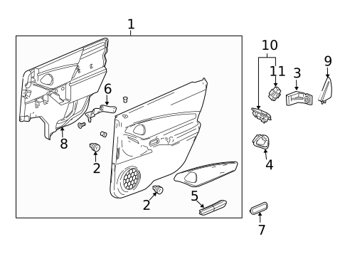 Rear Door for 2007 Chevrolet Malibu #0