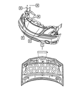 4881500AB - Labels All Vehicle Locations: Emission Label for Chrysler: Pacifica Image