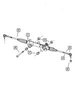 68085421AC - Steering: Rack And Pinion Steering Gear for Mopar Image