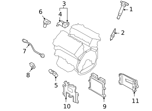 Ignition System for 2012 Hyundai Genesis #0