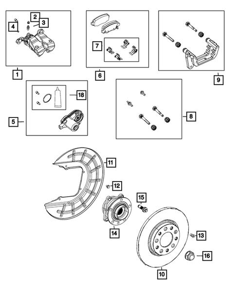 Rear Brakes for 2015 Chrysler 200 #0