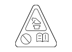 5843907 - Body: Caution Label for Mercedes-Benz Image