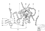 11141725756 - Engine: Gasket Asbestos Free for BMW Image