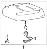 9275829600LT - : High Mount Lamp Hole Cover for Hyundai Image