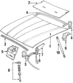 HNA2401AA - : Lock for Jaguar: Vanden Plas, XJ12, XJ6, XJR, XJS, XK8 Image