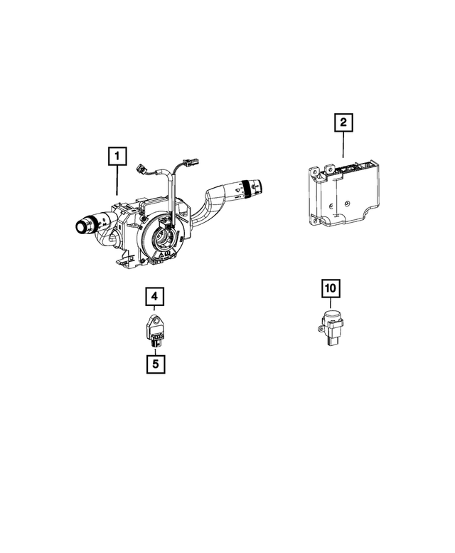 68634333AB - Restraints: Air Bag Control Module for Mopar Image