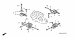 90172SL0000 - Body/Air Conditioning: BOLT, FLANGE (12X45) for Acura Image