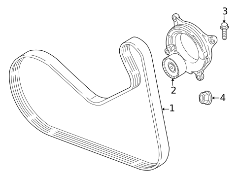 Belts & Pulleys for 2021 BMW 330e xDrive #0