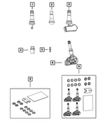 68416505AA - Wheels: Valve Stem Kit for Mopar Image