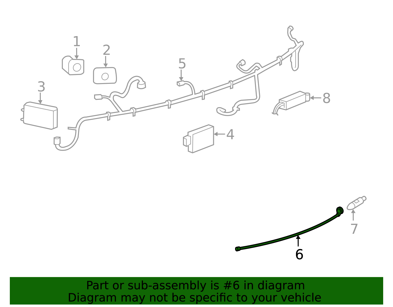 2016-2020 Cadillac CT6 Rear Closure Hands Free Sensor 23262450 | QuirkParts
