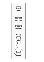 99656157300 - Body: Cylinder Hardware Kit for Porsche: 911 Image
