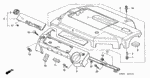17115P8AA00 - Engine: RUBBER, IN. MANIFOLD COVER MOUNTING for Acura Image