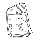 8156147071 - : Tail Lamp Assembly for Toyota: Prius Image