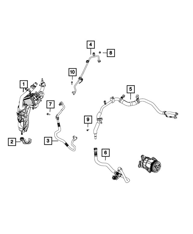 68546711AA - Air Conditioners and Heaters: Air Conditioning Condenser for Mopar Image image