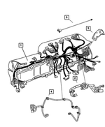68084425AD - Electrical: Instrument Panel Wiring for Ram: 3500 Image
