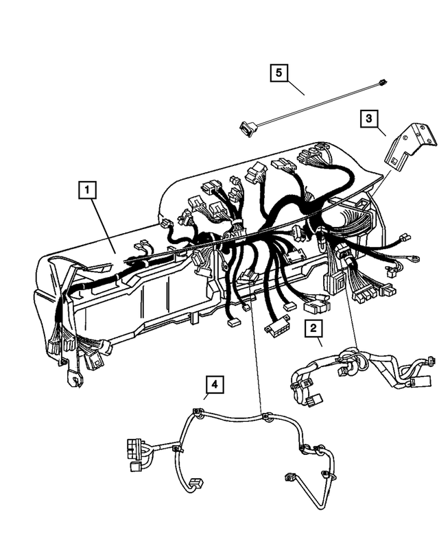 68084407AD - Electrical: Instrument Panel Wiring for Mopar Image image