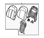 88400A8850HE4 - Body: Seat Back Assembly for Kia: Optima Image