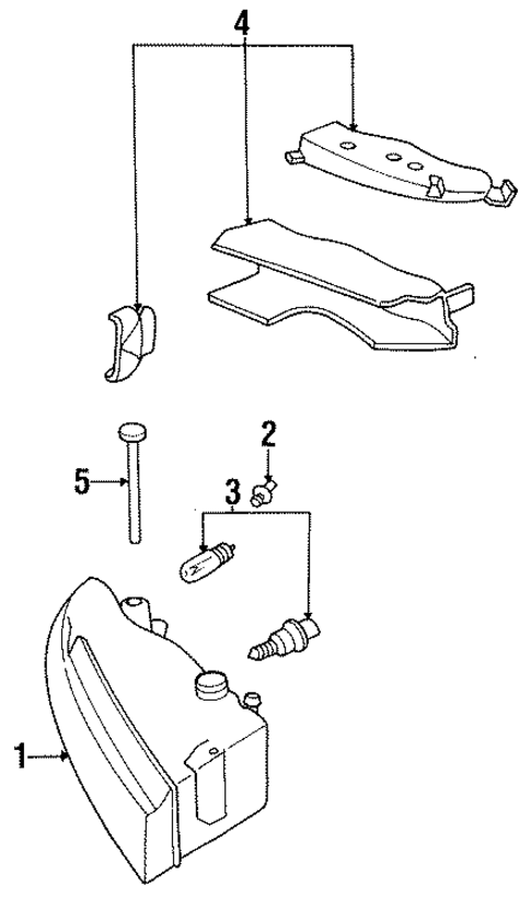 Bulbs - Chassis for 2000 Dodge Stratus #0