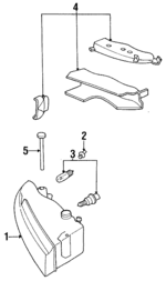 4630872AC - Electrical: Headlamp Assembly for Chrysler: Cirrus | Dodge: Stratus Image