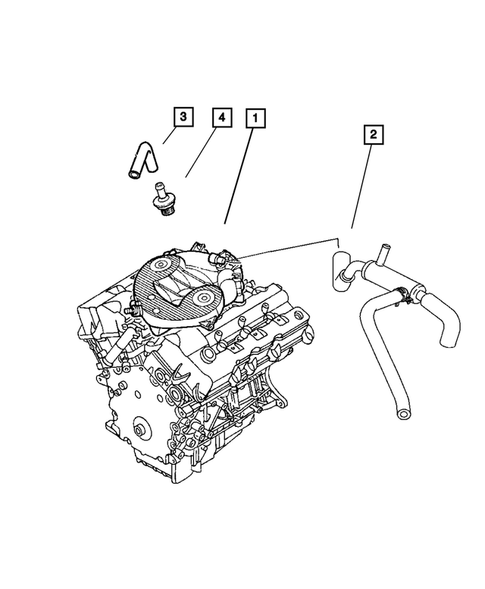 Crankcase Ventilation for 2004 Dodge Intrepid #0