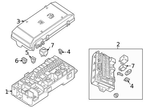 Electrical Components for 2012 Land Rover Range Rover Evoque #7