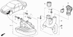 957010601008 - Electrical/Exhaust/Heater/Fuel: BOLT, FLANGE (6X10) for Acura Image