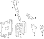 12693987 - : Camshaft Position Sensor for Buick: Enclave | Chevrolet: Traverse | GMC: Acadia Image
