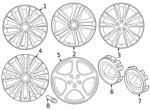Wheels for 2025 Lexus NX350h #2