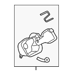 5G6809313 - Air &amp; Fuel Delivery: Fuel Filler Housing for Volkswagen Image