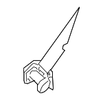 849607S000 - Electrical: Belt &amp; Retractor Lower Bracket for Nissan: Armada, Pathfinder Armada Image