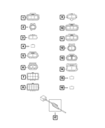 68314495AA - Electrical: Wiring Connector for Mopar Image