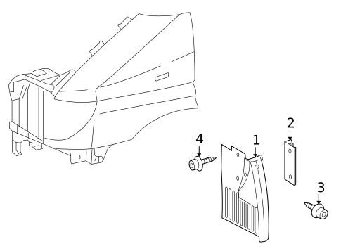 Exterior Trim - Fender for 2003 Dodge Sprinter 2500 #0