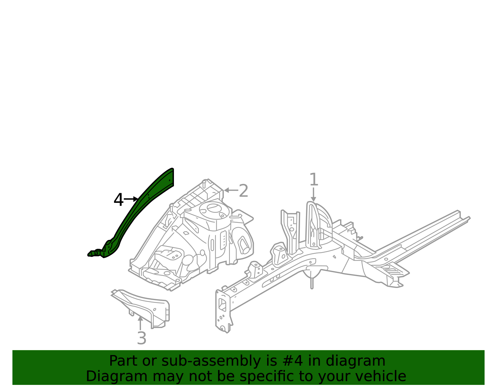 ♡2 Genuine Upper Rail for 64583-P6000 | Hyundai OEM Parts Direct
