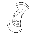 C2S20740 - : Splash Shield for Jaguar: X-Type Image