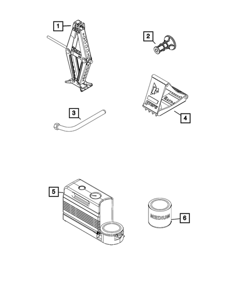 Jack Stowage for 2016 Jeep Renegade #0